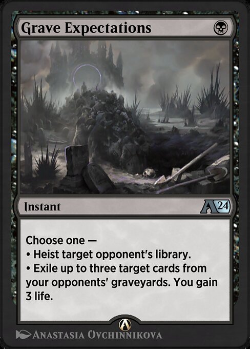 Grave Expectations highlighted card art