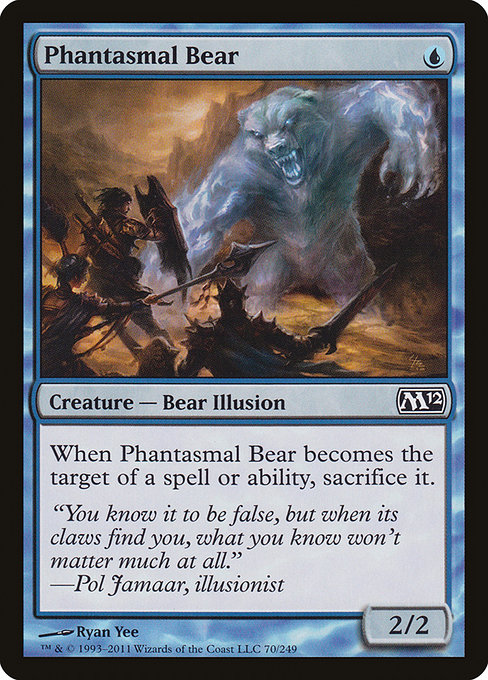 Phantasmal Bear from Magic 2012