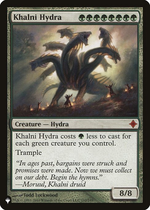 Khalni Hydra highlighted card art