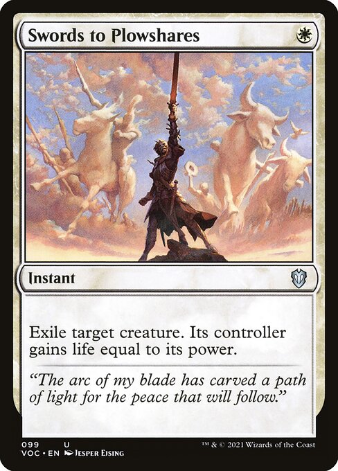 Swords to Plowshares from Crimson Vow Commander