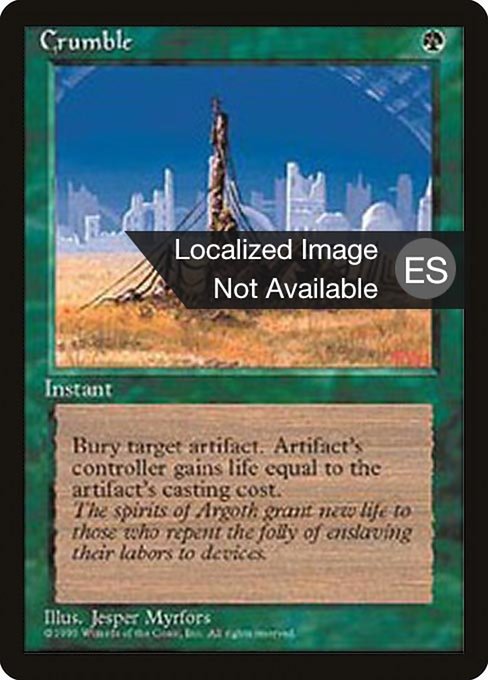 Crumble from Fourth Edition Foreign Black Border