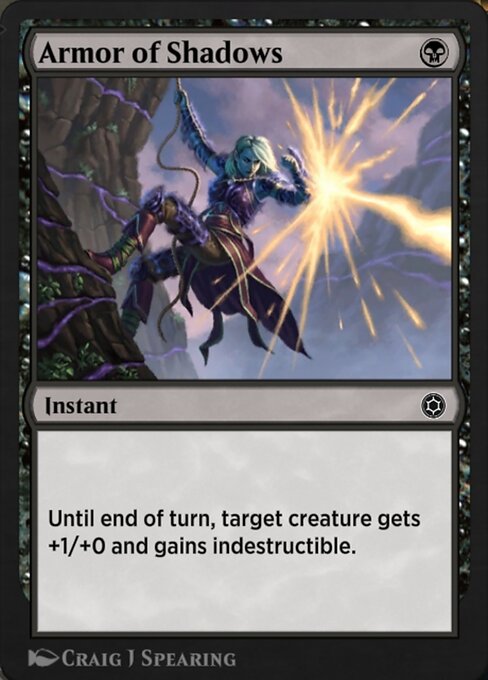 Armor of Shadows highlighted card art