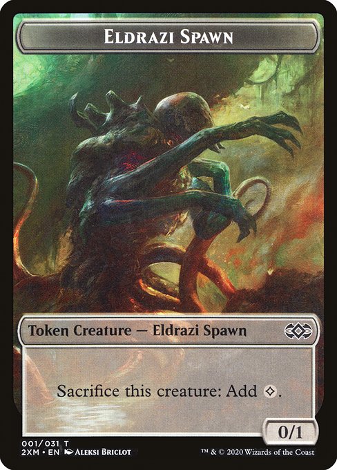 Eldrazi Spawn from Double Masters Tokens