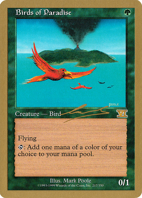Birds of Paradise from World Championship Decks 2000