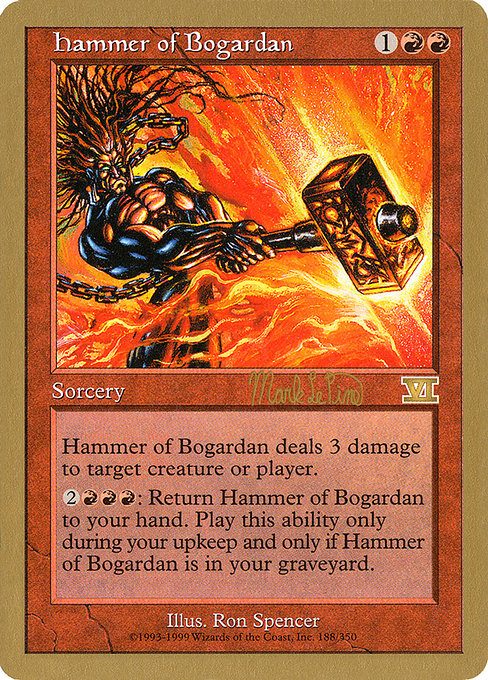 Hammer of Bogardan from World Championship Decks 1999