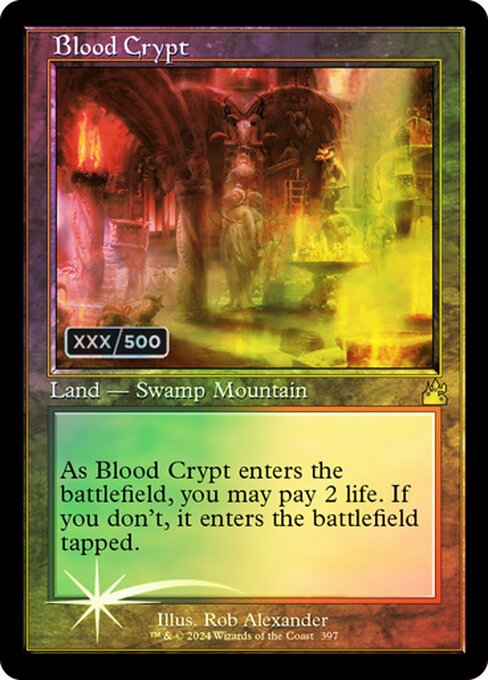 Blood Crypt from Ravnica Remastered