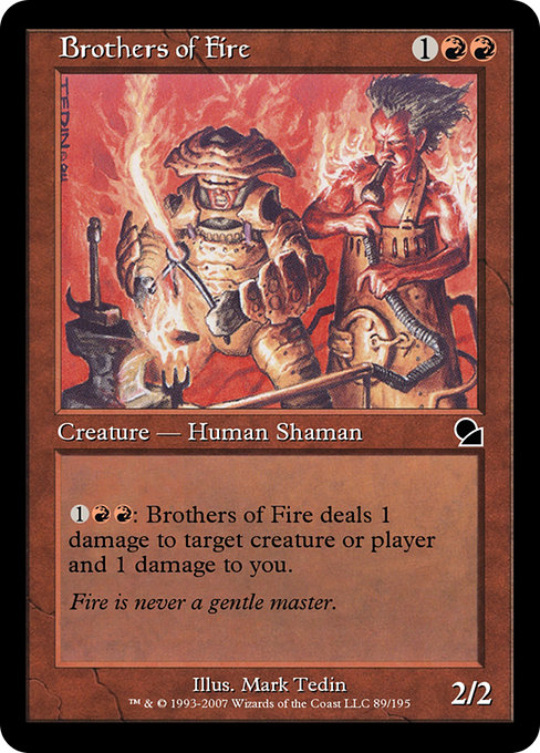 Brothers of Fire highlighted card art