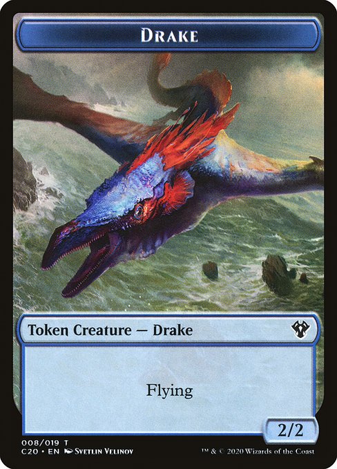 Drake from Commander 2020 Tokens