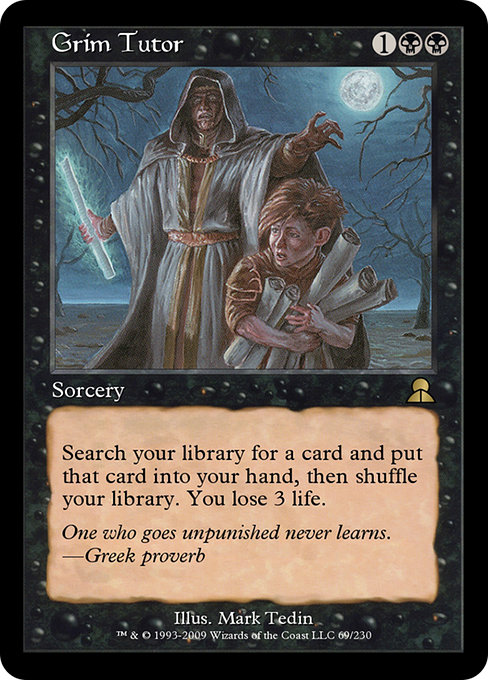Grim Tutor from Masters Edition III