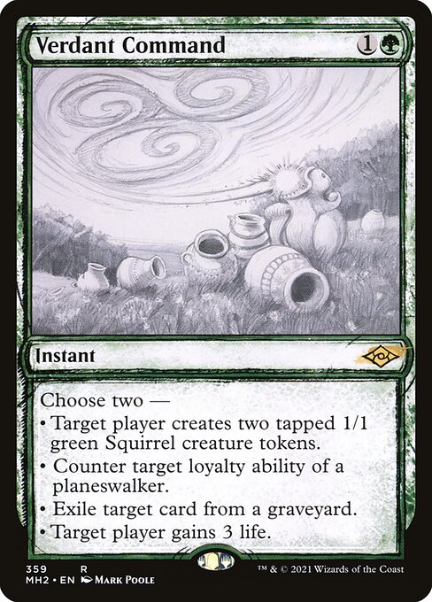 Verdant Command from Modern Horizons 2