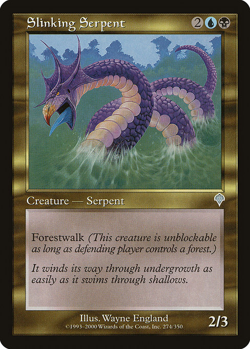 Slinking Serpent highlighted card art