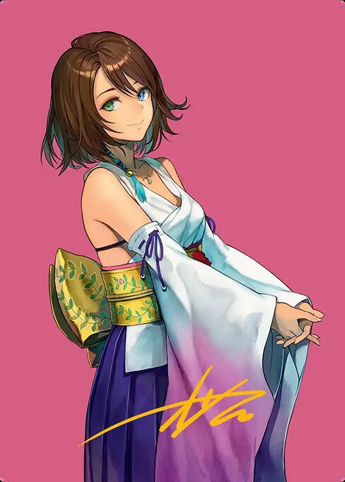 Yuna, Hope of Spira // Yuna, Hope of Spira highlighted card art