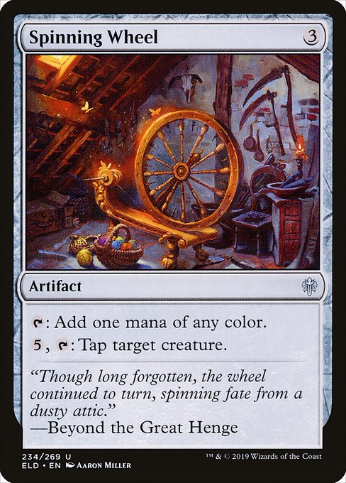Spinning Wheel highlighted card art
