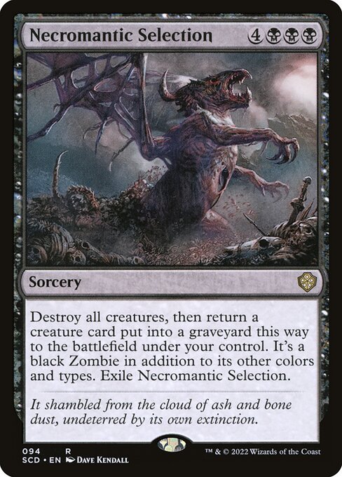 Necromantic Selection from Starter Commander Decks