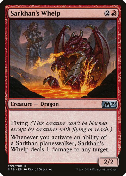 Sarkhan's Whelp from Core Set 2019