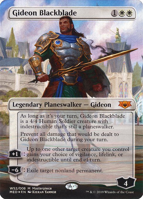 Gideon Blackblade from Mythic Edition