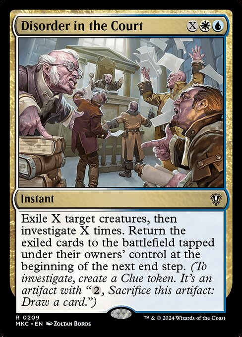 Disorder in the Court highlighted card art