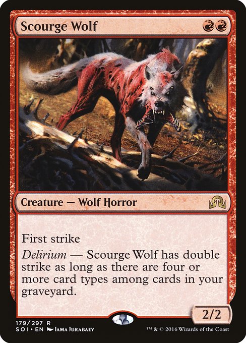 Scourge Wolf from Shadows over Innistrad