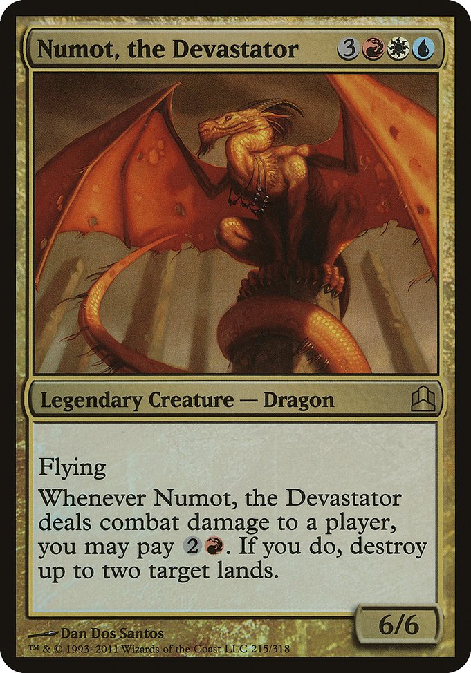 Numot, the Devastator highlighted card art