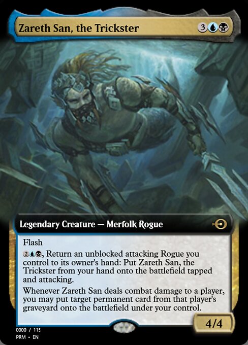 Zareth San, the Trickster highlighted card art