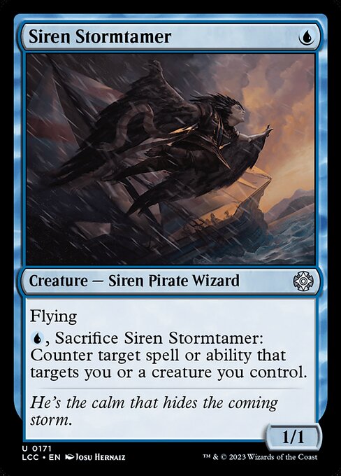 Siren Stormtamer from The Lost Caverns of Ixalan Commander