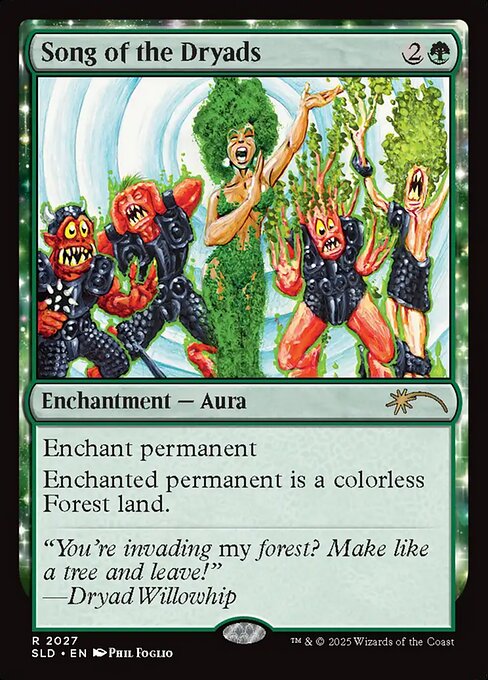Song of the Dryads highlighted card art