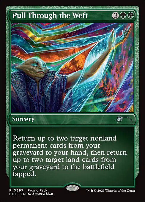 Pull Through the Weft highlighted card art