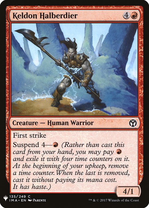 Keldon Halberdier from The List