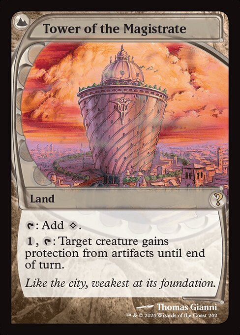 Tower of the Magistrate highlighted card art