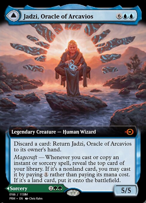 Jadzi, Oracle of Arcavios // Journey to the Oracle highlighted card art