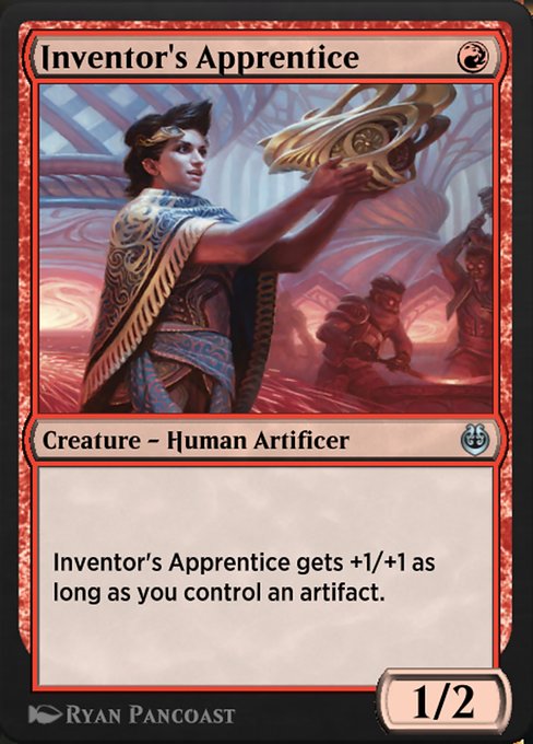 Inventor's Apprentice highlighted card art