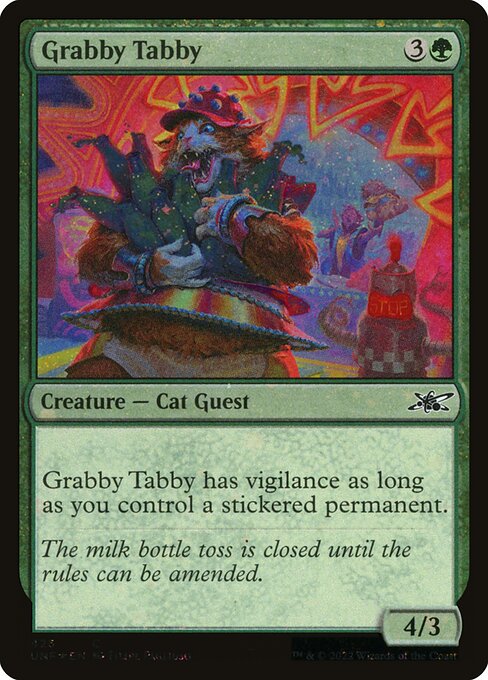 Grabby Tabby from Unfinity