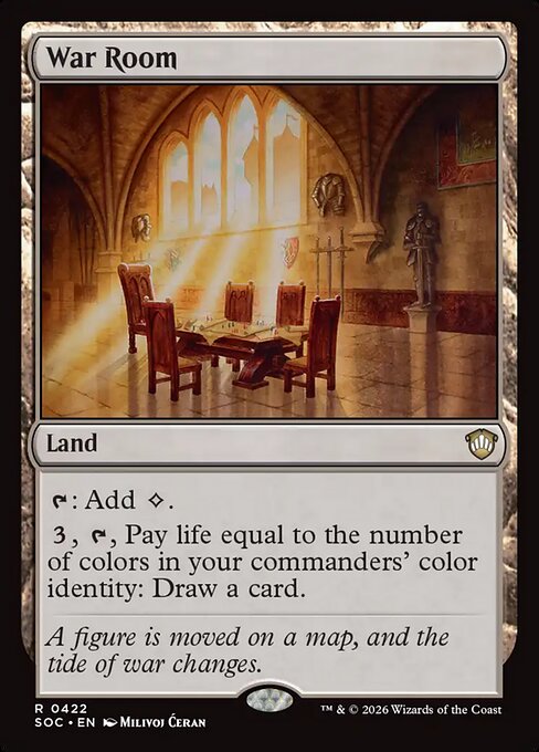 War Room highlighted card art