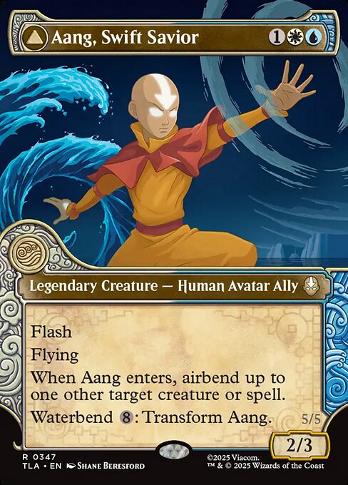 Aang, Swift Savior // Aang and La, Ocean's Fury from Avatar: The Last Airbender