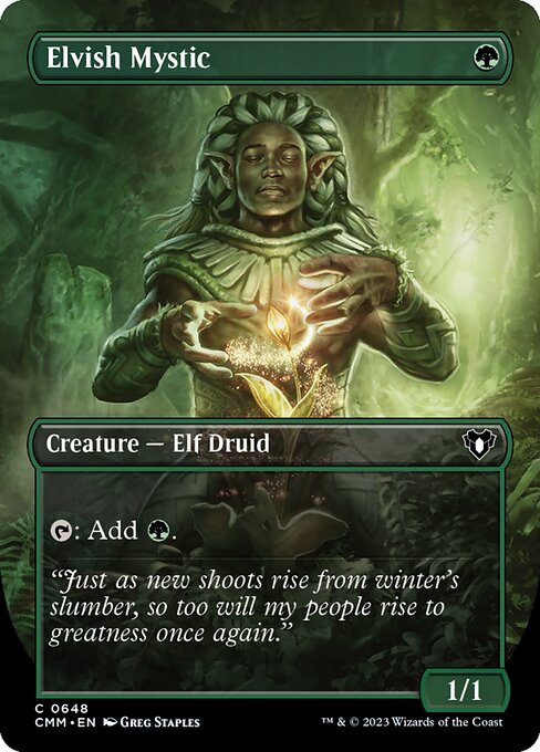 Elvish Mystic from Commander Masters