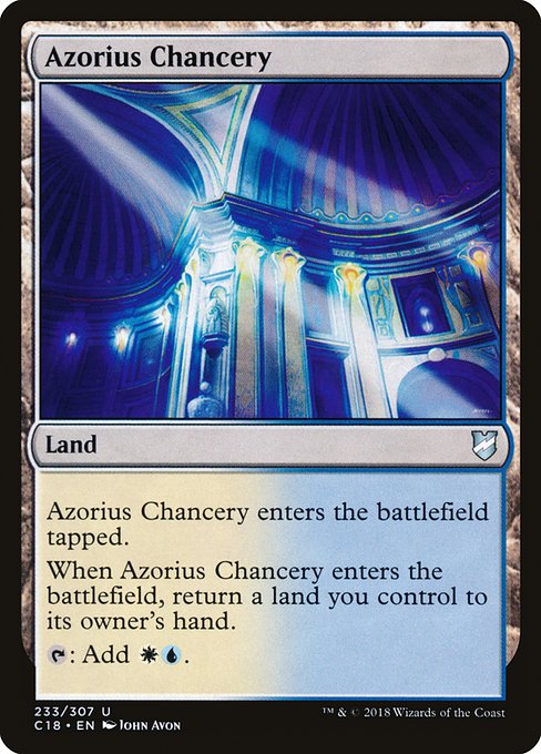 Azorius Chancery from Commander 2018