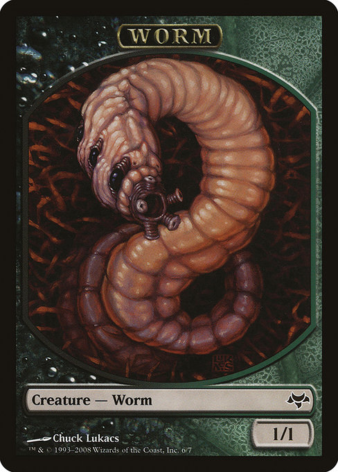 Worm from Eventide Tokens