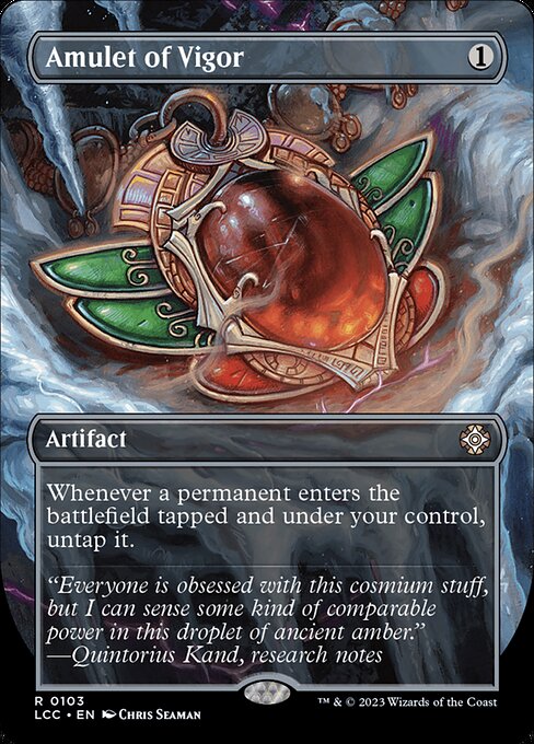Amulet of Vigor highlighted card art