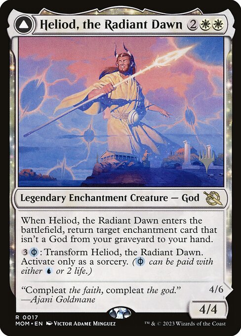 Heliod, the Radiant Dawn // Heliod, the Warped Eclipse highlighted card art