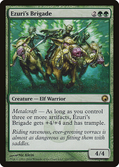 Ezuri's Brigade highlighted card art