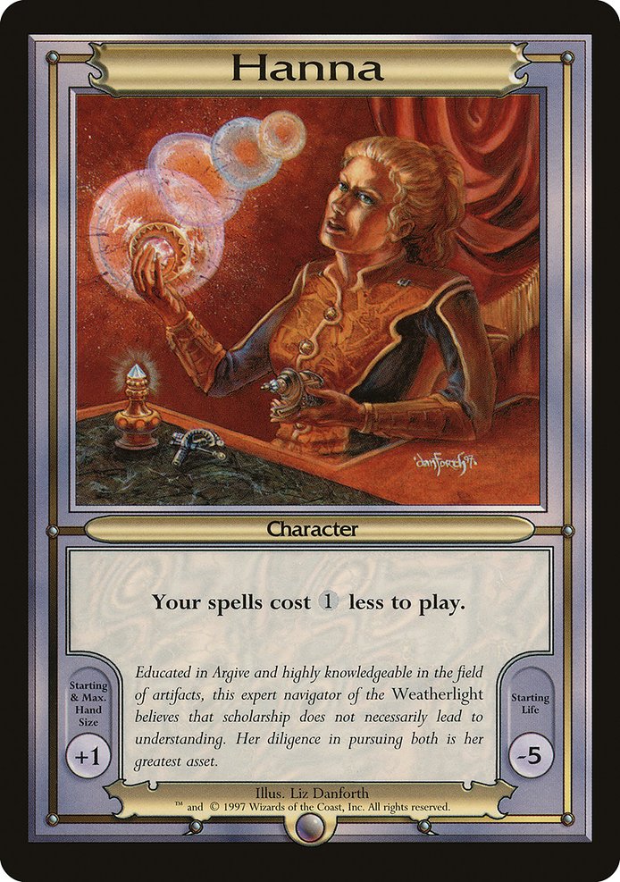 Hanna highlighted card art