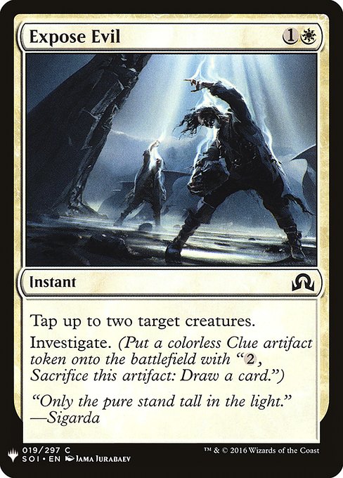 Expose Evil highlighted card art
