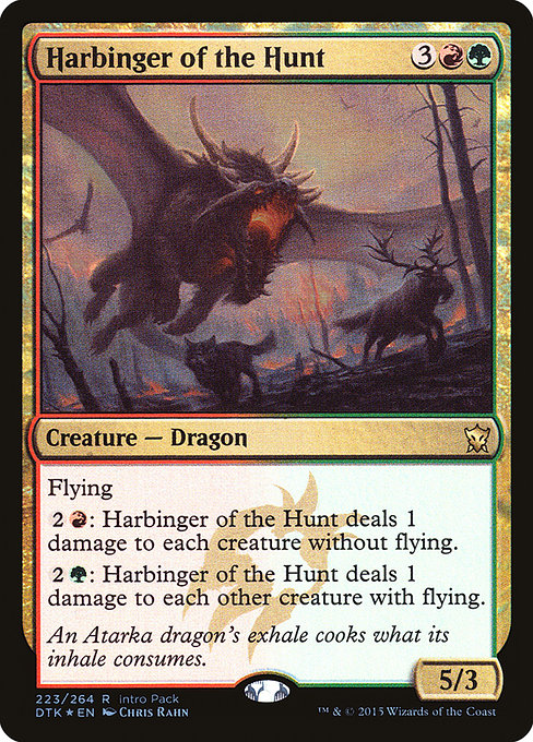 Harbinger of the Hunt from Dragons of Tarkir Promos