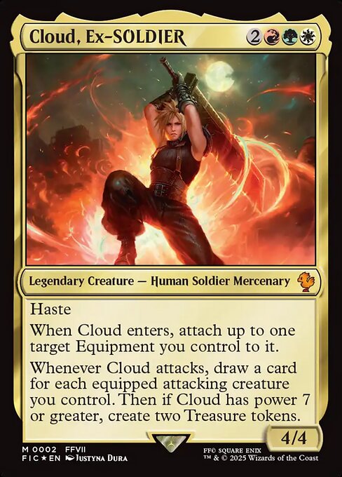 Cloud, Ex-SOLDIER highlighted card art