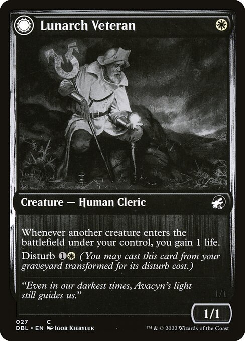 Lunarch Veteran // Luminous Phantom from Innistrad: Double Feature