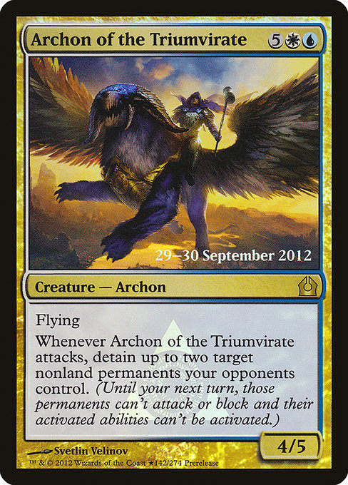 Archon of the Triumvirate from Return to Ravnica Promos