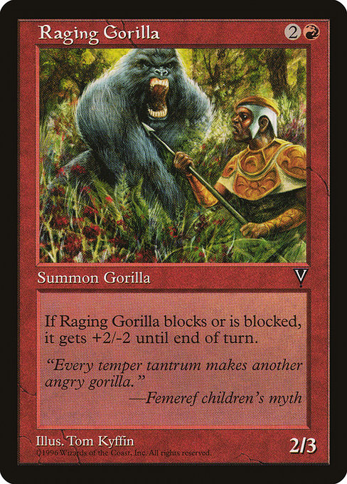 Raging Gorilla highlighted card art
