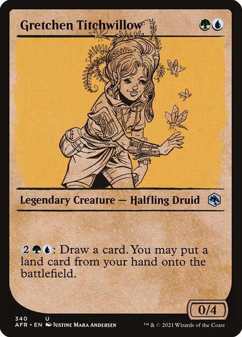 Gretchen Titchwillow highlighted card art
