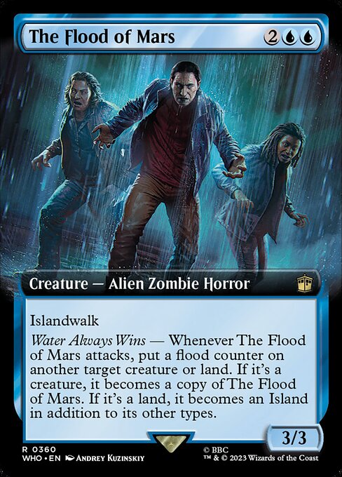The Flood of Mars highlighted card art