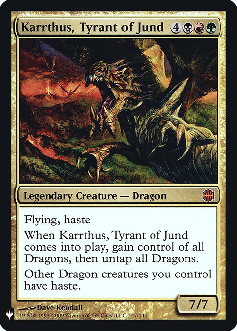 Karrthus, Tyrant of Jund from The List